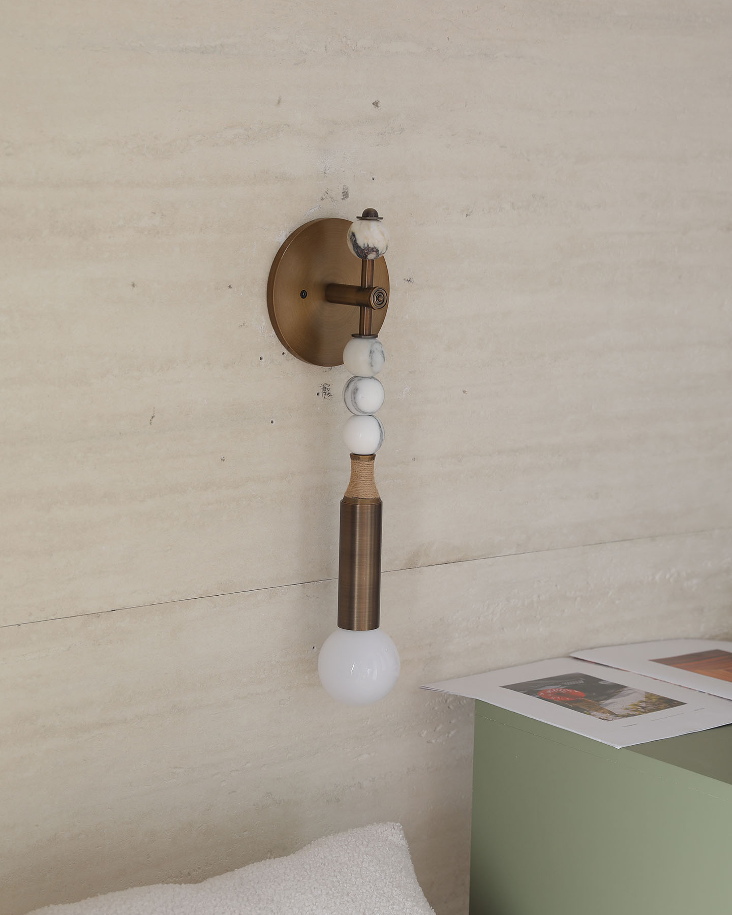 Earthen Rhythm Wall Light