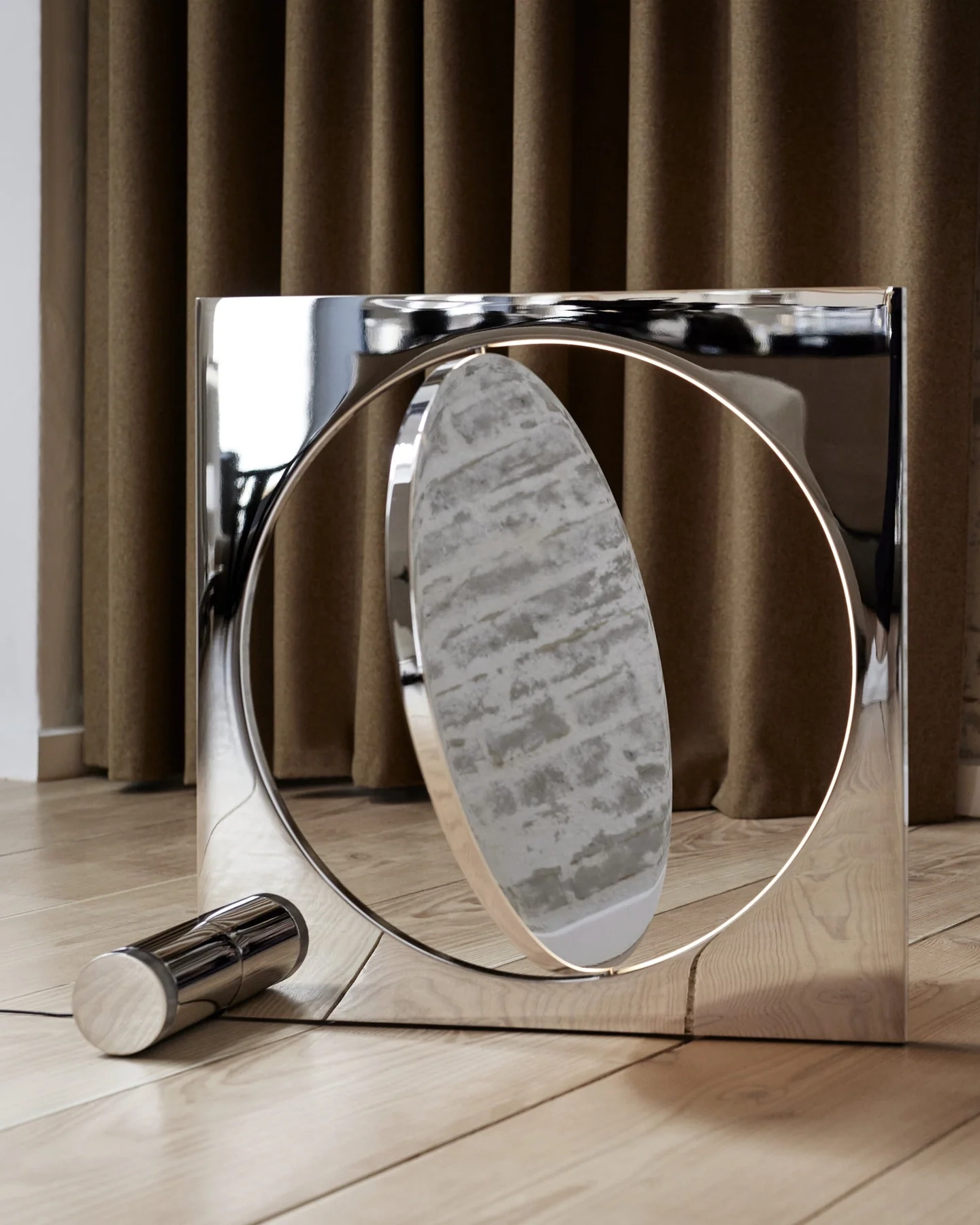 Eclipse Mirror Table Lamp