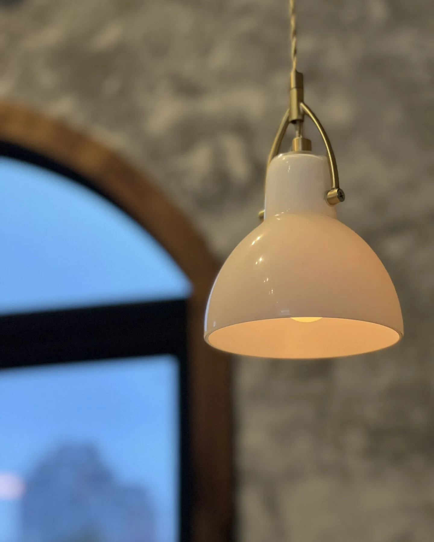 Elise Opal Glass Pendant Light