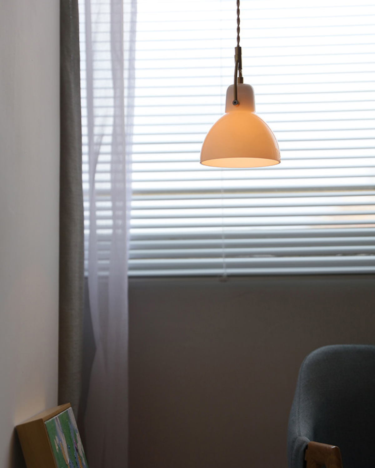 Elise Opal Glass Pendant Light