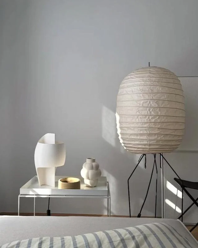 Ellipsa Rice Paper Lantern Floor Lamp