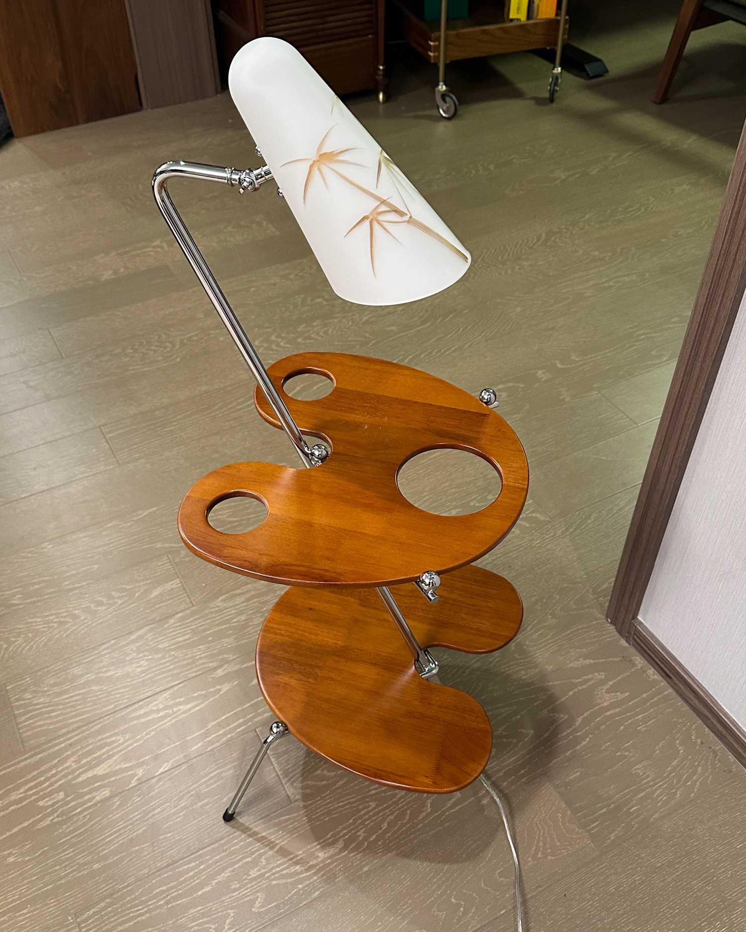 Eloi Vintage Side Table Floor Lamp - Pattern Edition