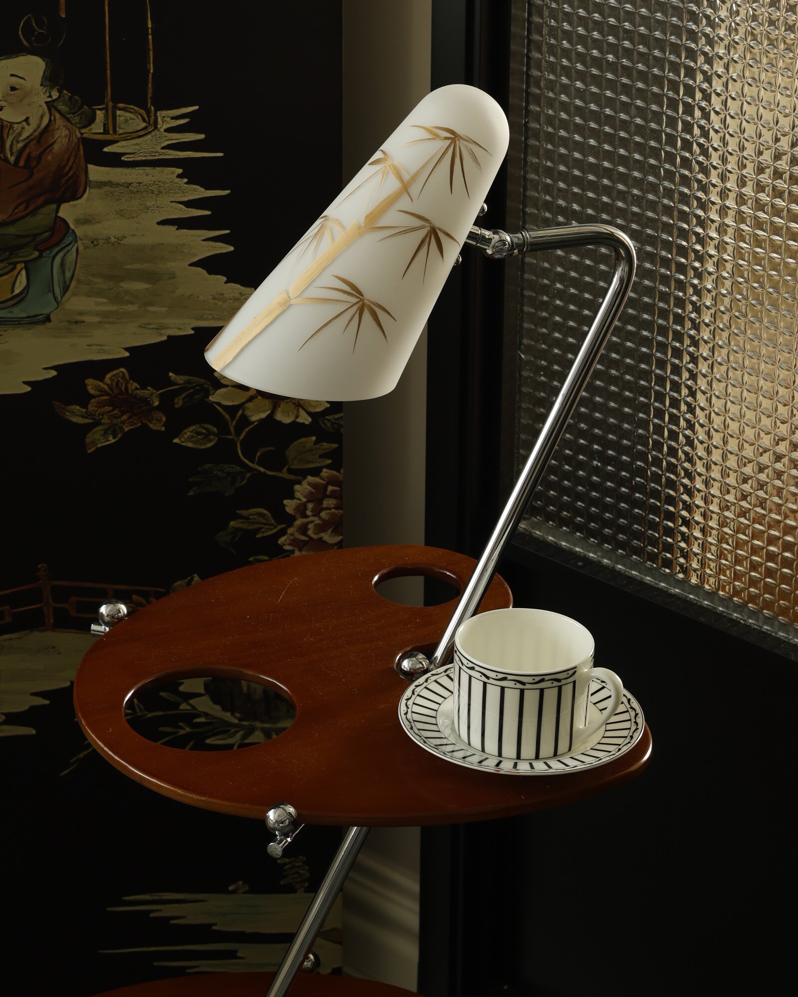 Eloi Vintage Side Table Floor Lamp - Pattern Edition