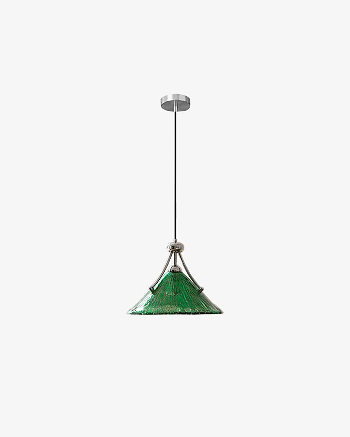 Emerald Ripple Pendant Light