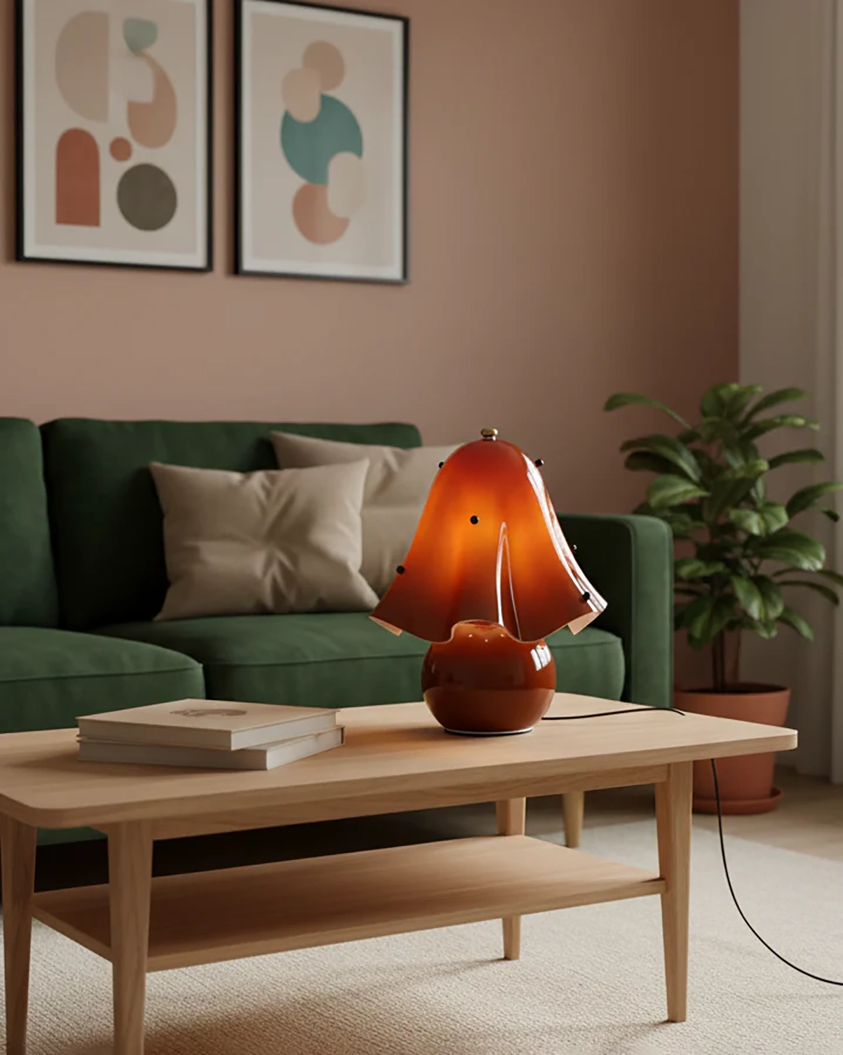 Fazzoletto Glass Table Lamp