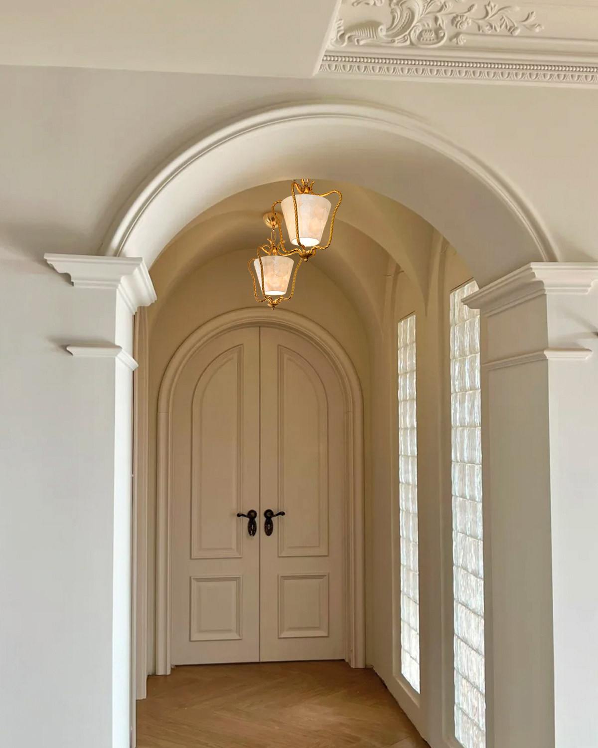 Florent Shell Ceiling Light