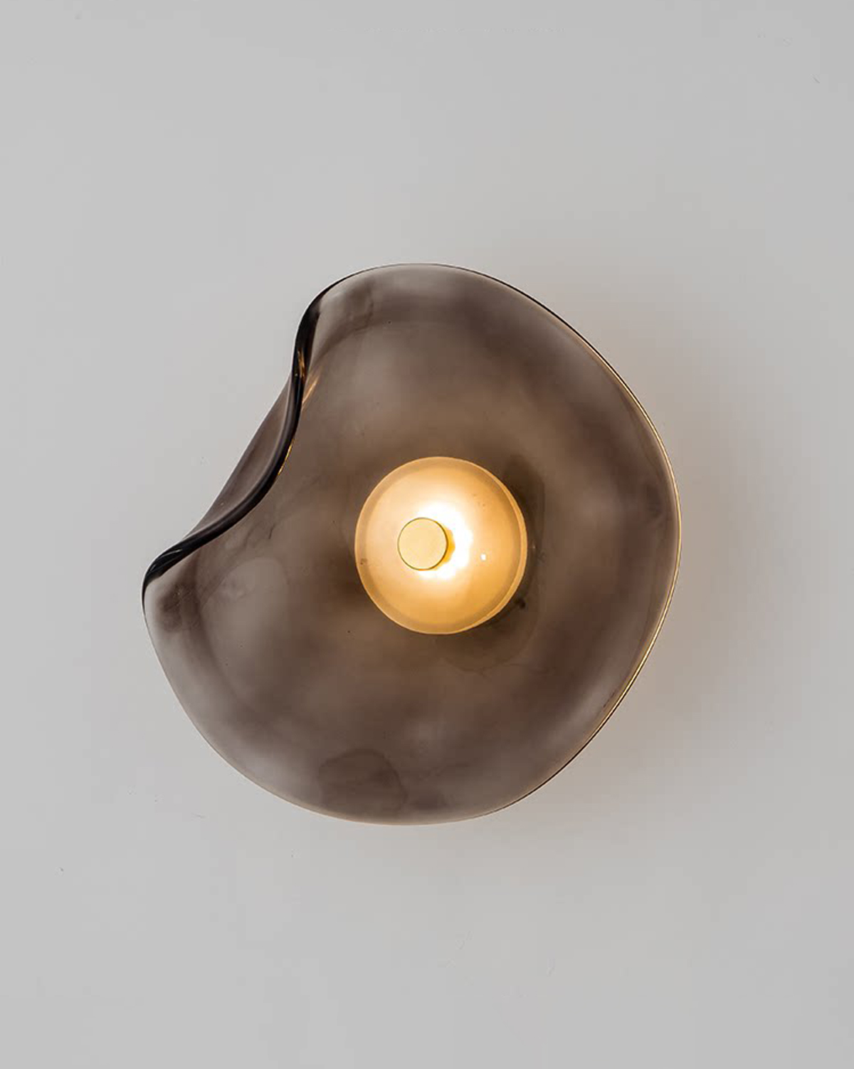 Fluid Petal Glass Wall Light