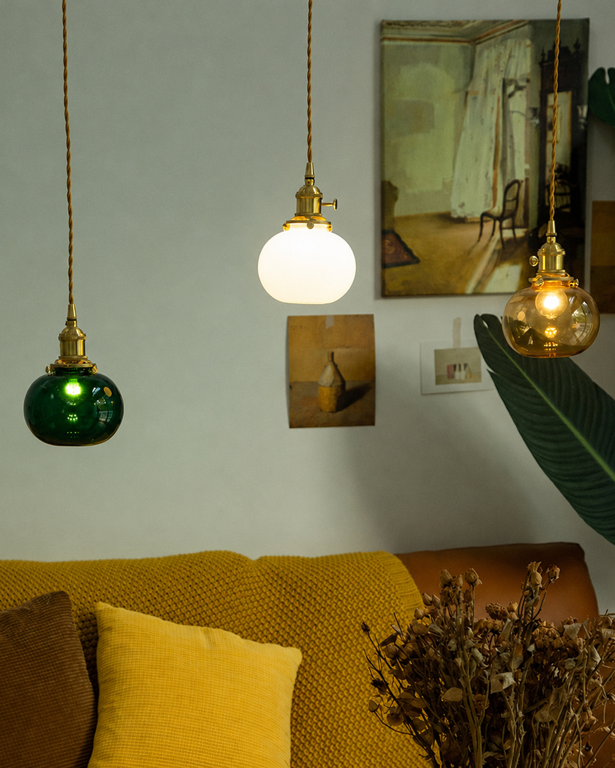 Gemma Glass Pendant Light
