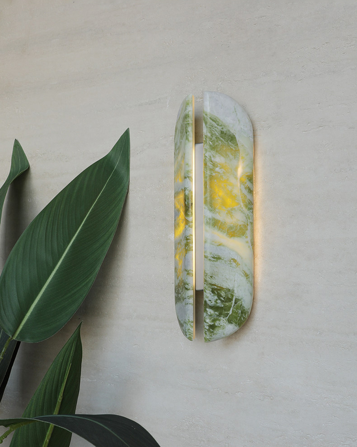 Genesis Rift Marble Wall Light