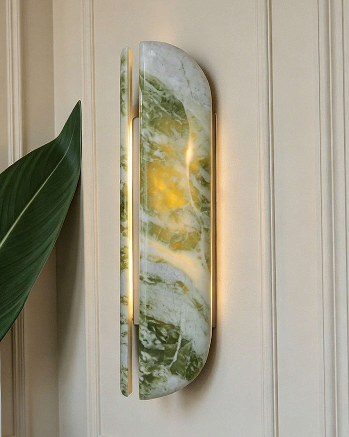 Genesis Rift Marble Wall Light