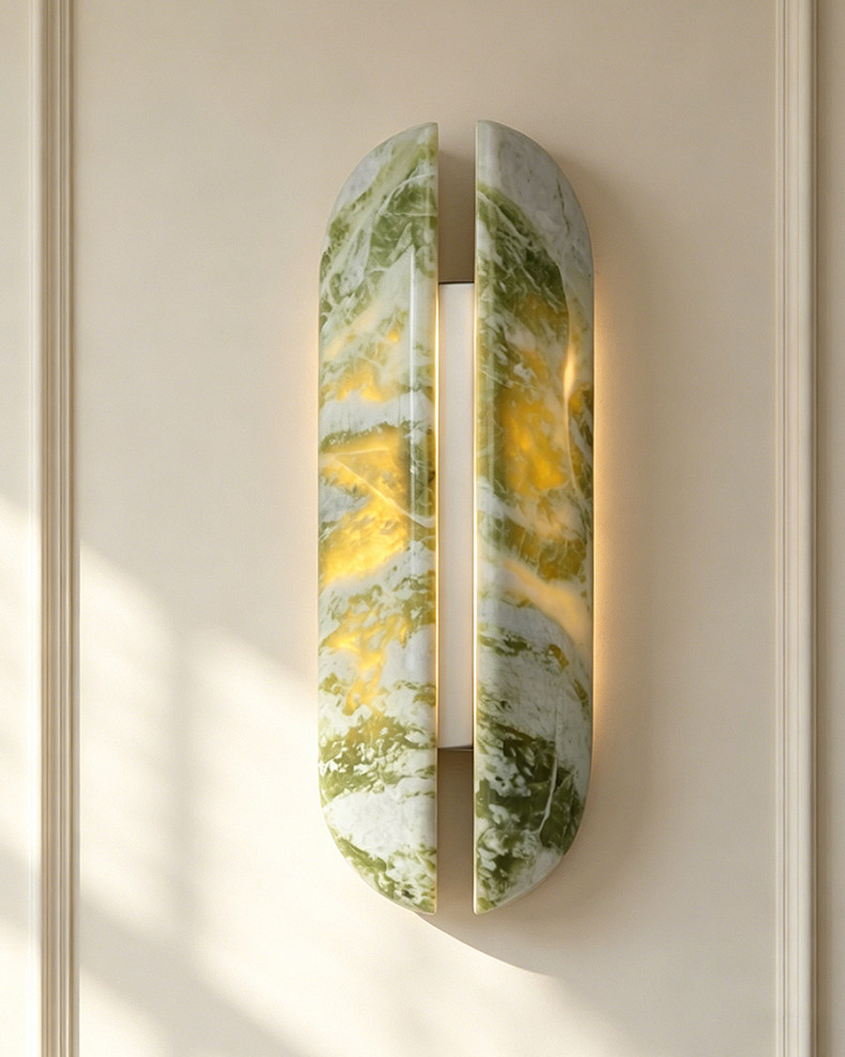 Genesis Rift Marble Wall Light