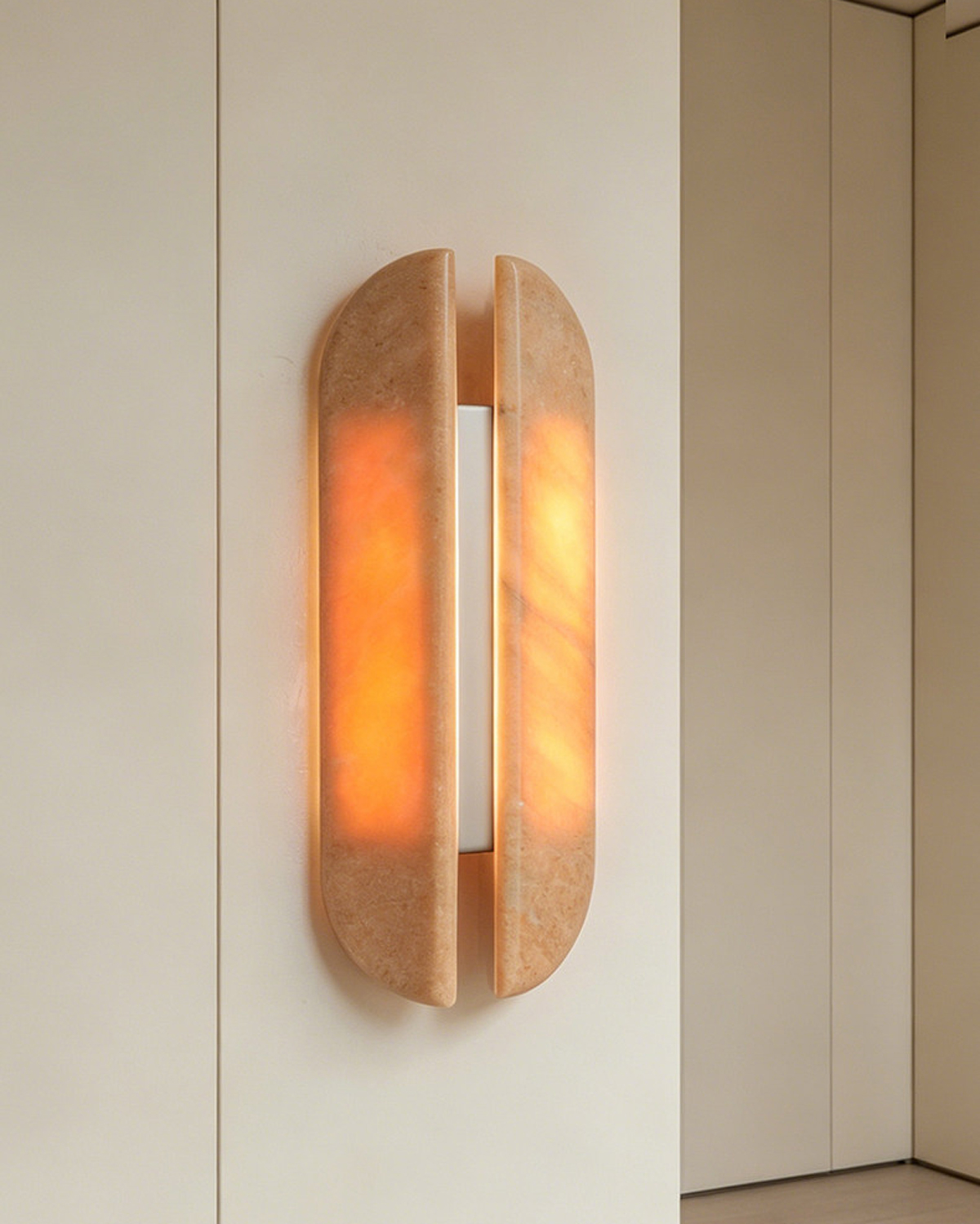 Genesis Rift Marble Wall Light