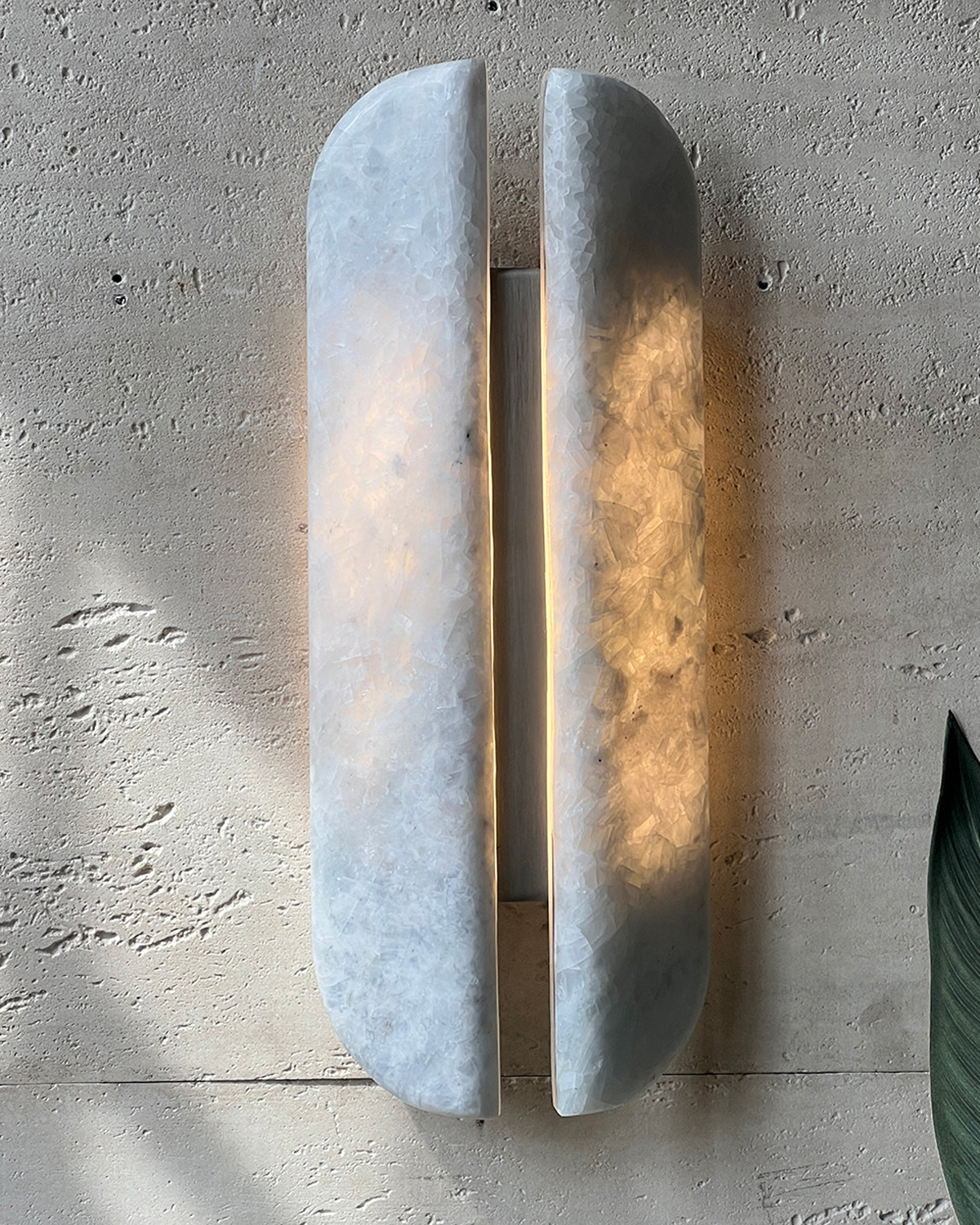 Genesis Rift Marble Wall Light