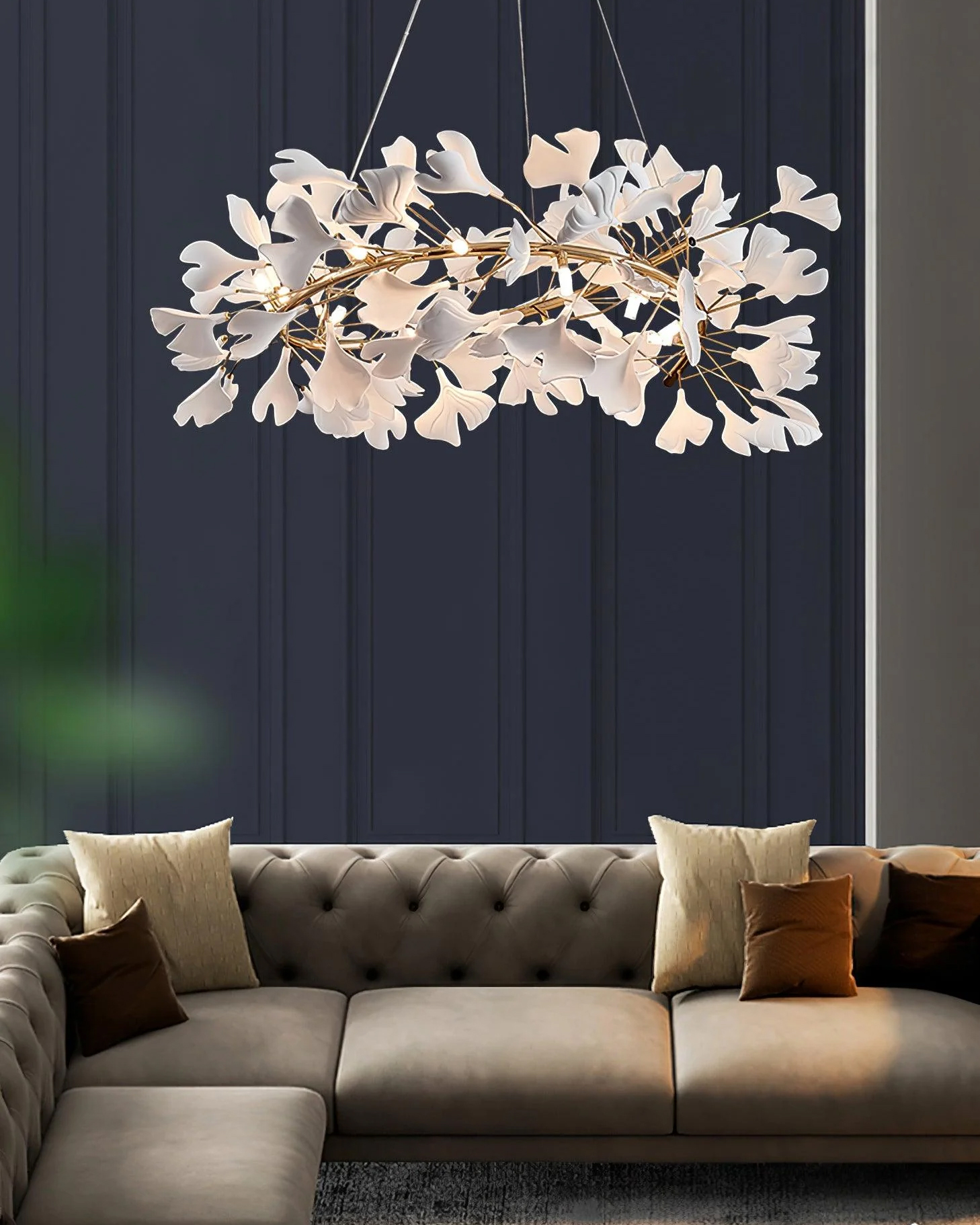 Gingko Chandelier U