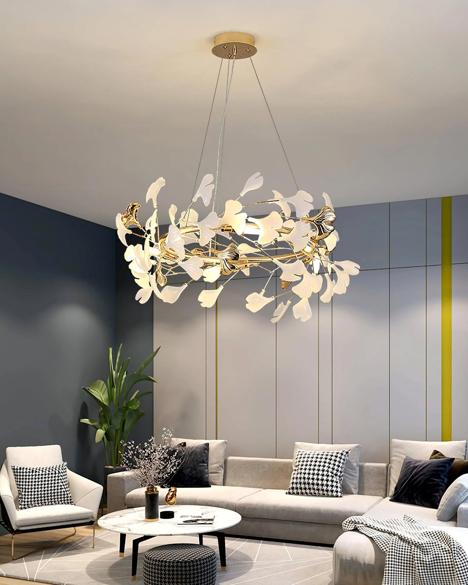 Gingko Chandelier U