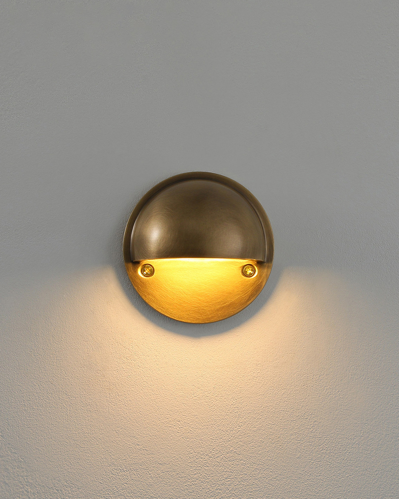 Golden Eclipse Brass Wall Light