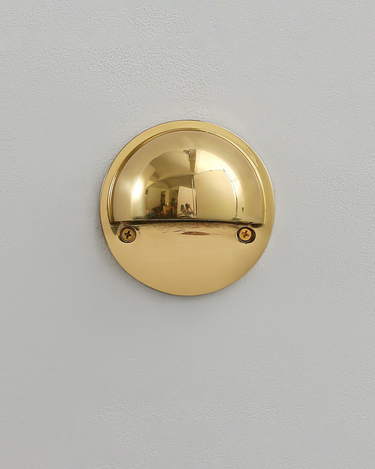 Golden Eclipse Brass Wall Light