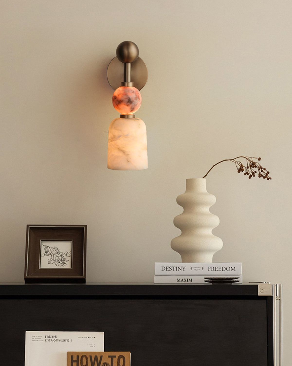 Granada Alabaster Wall Light