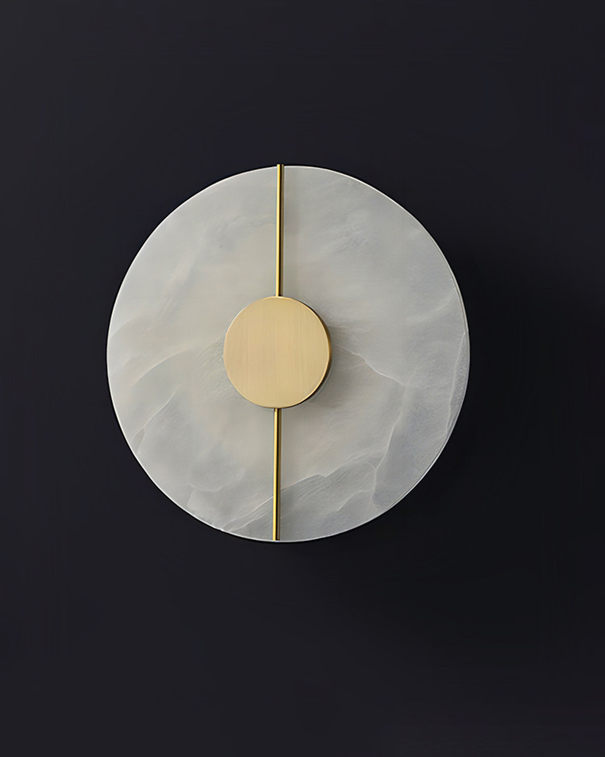 Halo Axis Alabaster Wall Light 