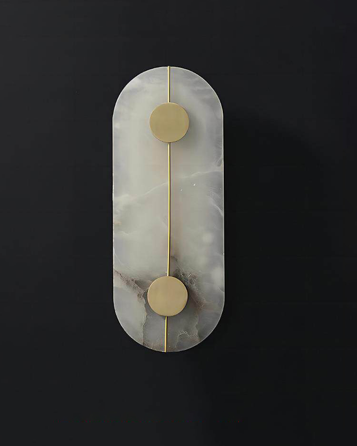 Halo Axis Alabaster Wall Light 