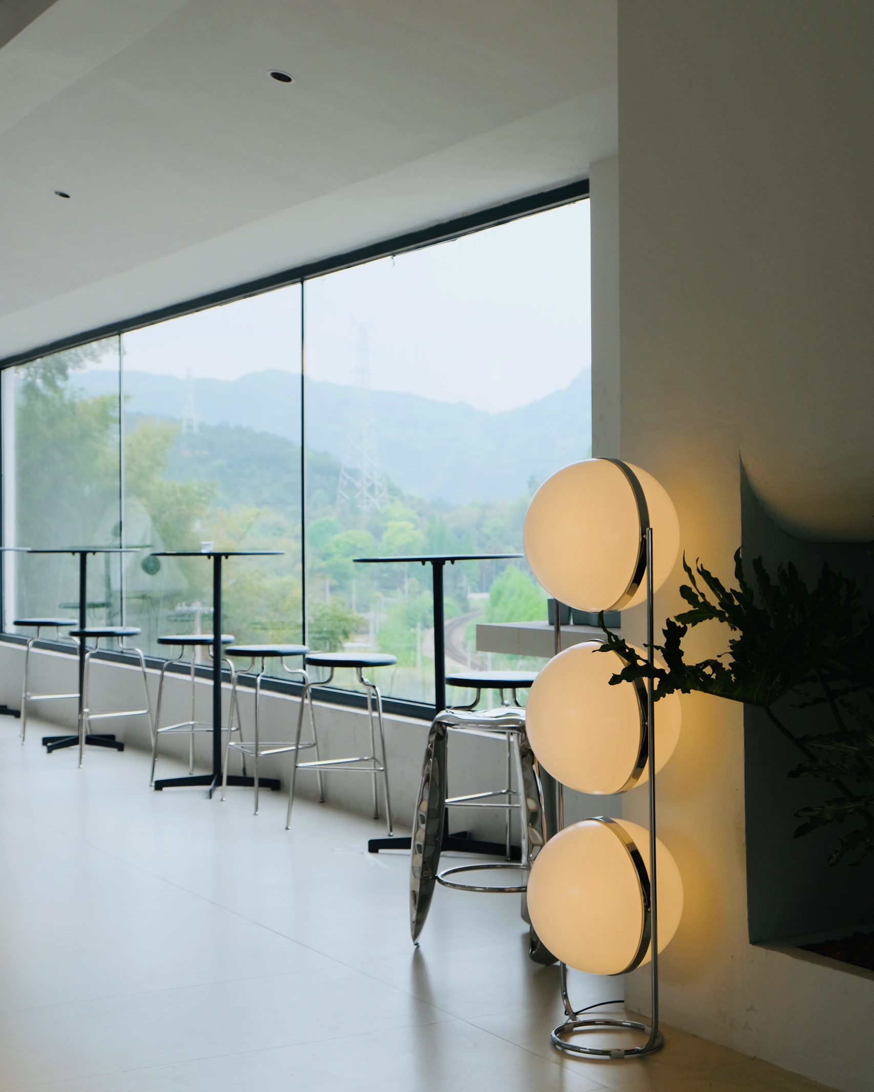 Halo Sphere Floor Lamp