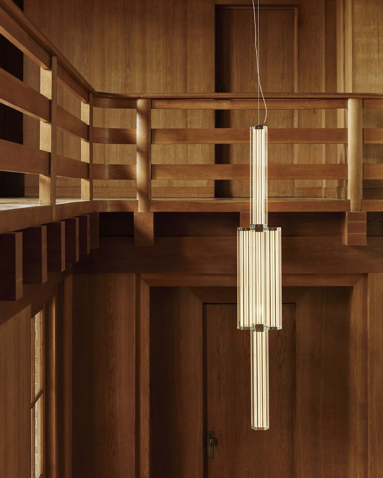 Hexagonal Glass Pendant Lamp