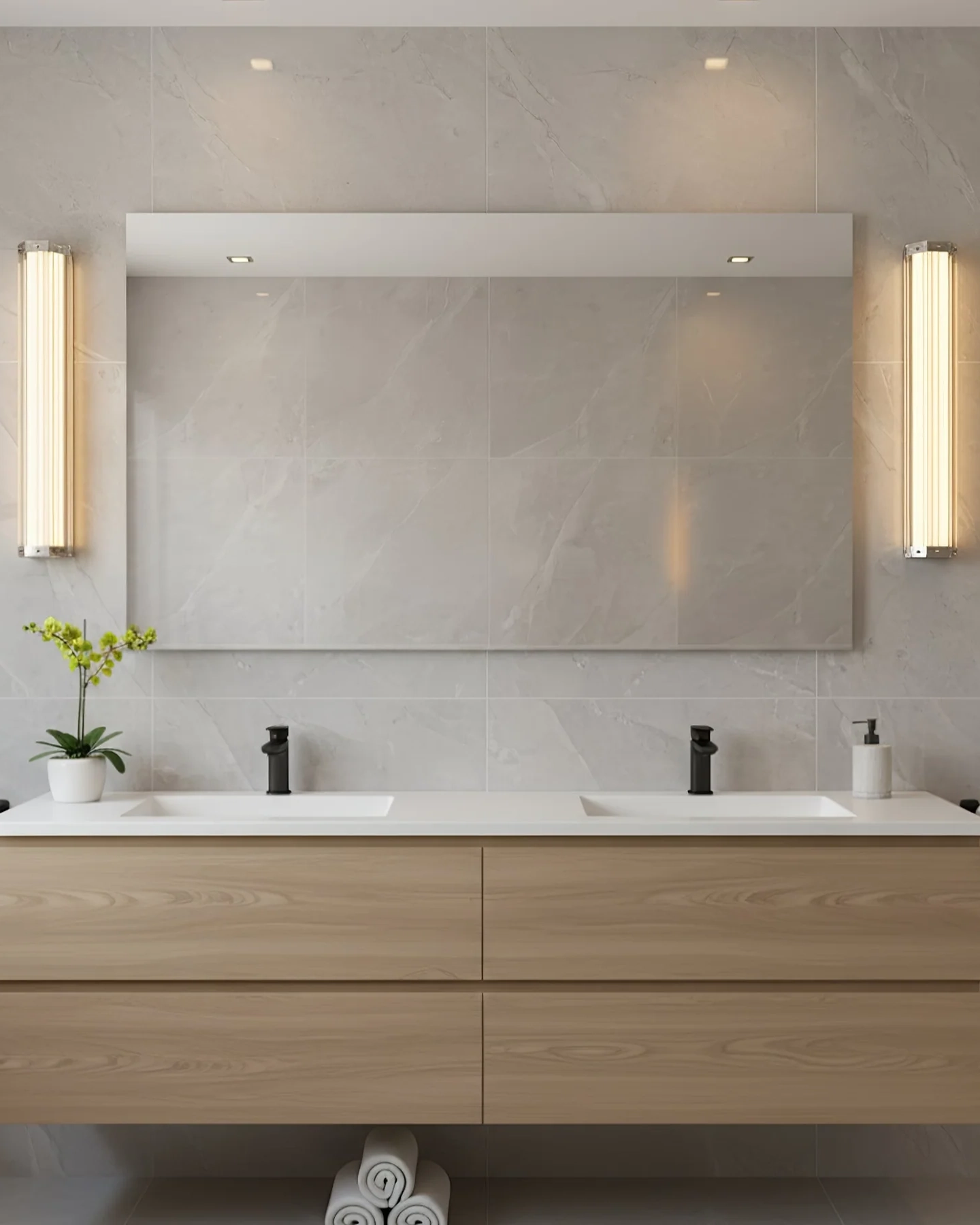 Hexagonal Glass Wall Lamp