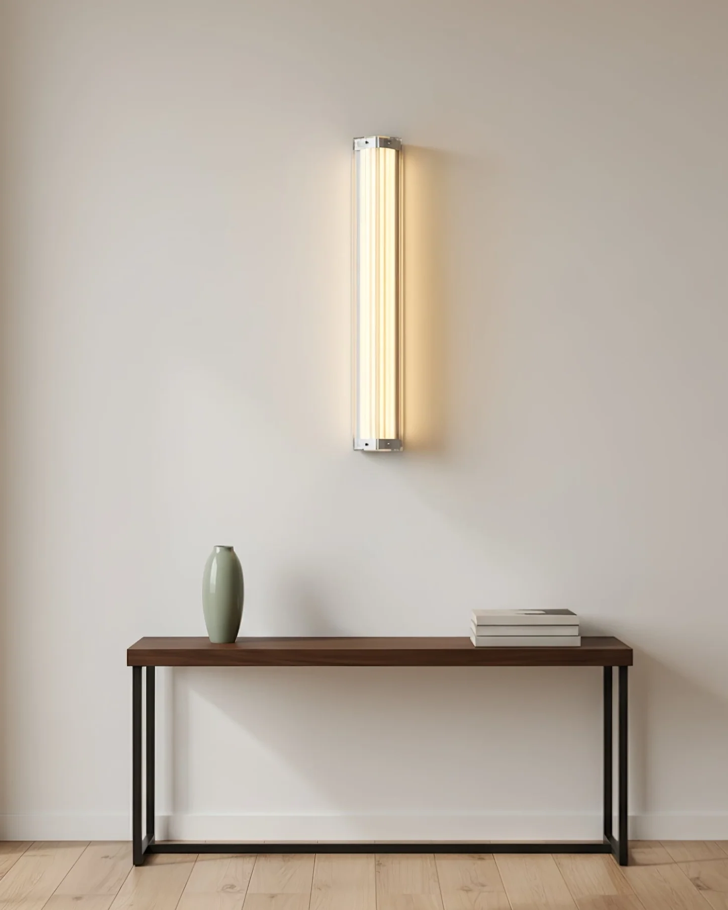 Hexagonal Glass Wall Lamp