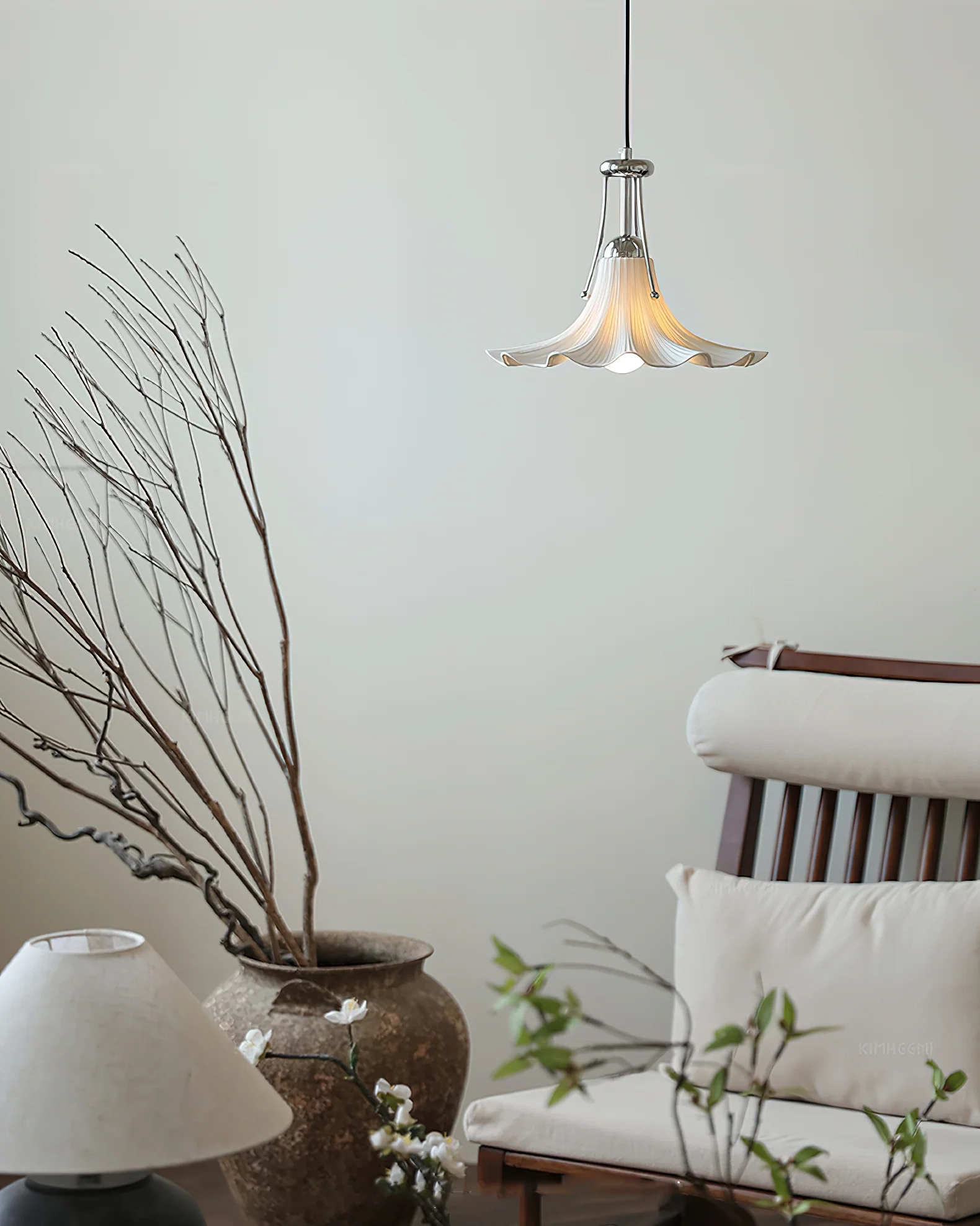  Hibiscus Pendant Light