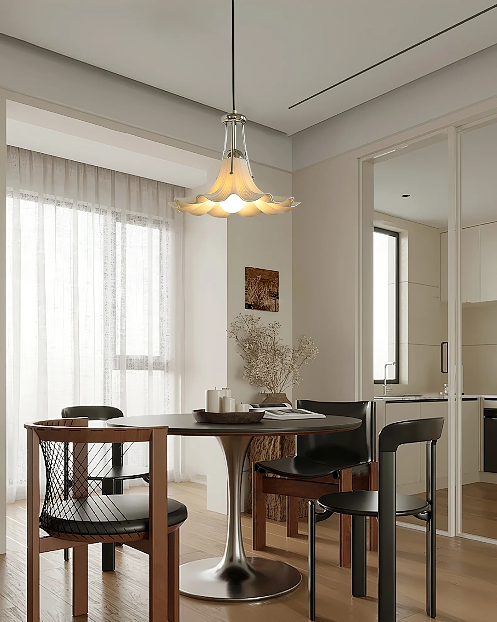  Hibiscus Pendant Light