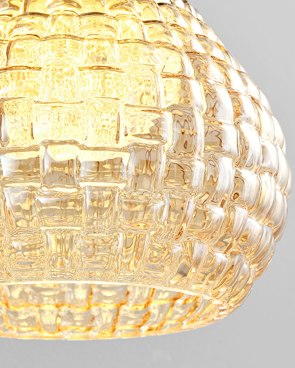 Honey Rush Glass Ceiling Light