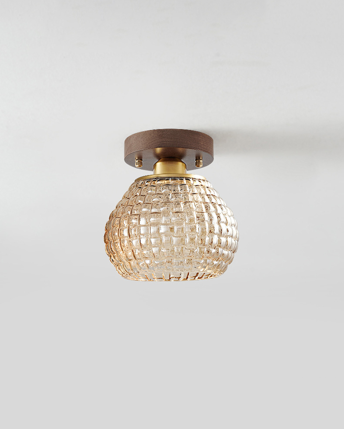 Honey Rush Glass Ceiling Light