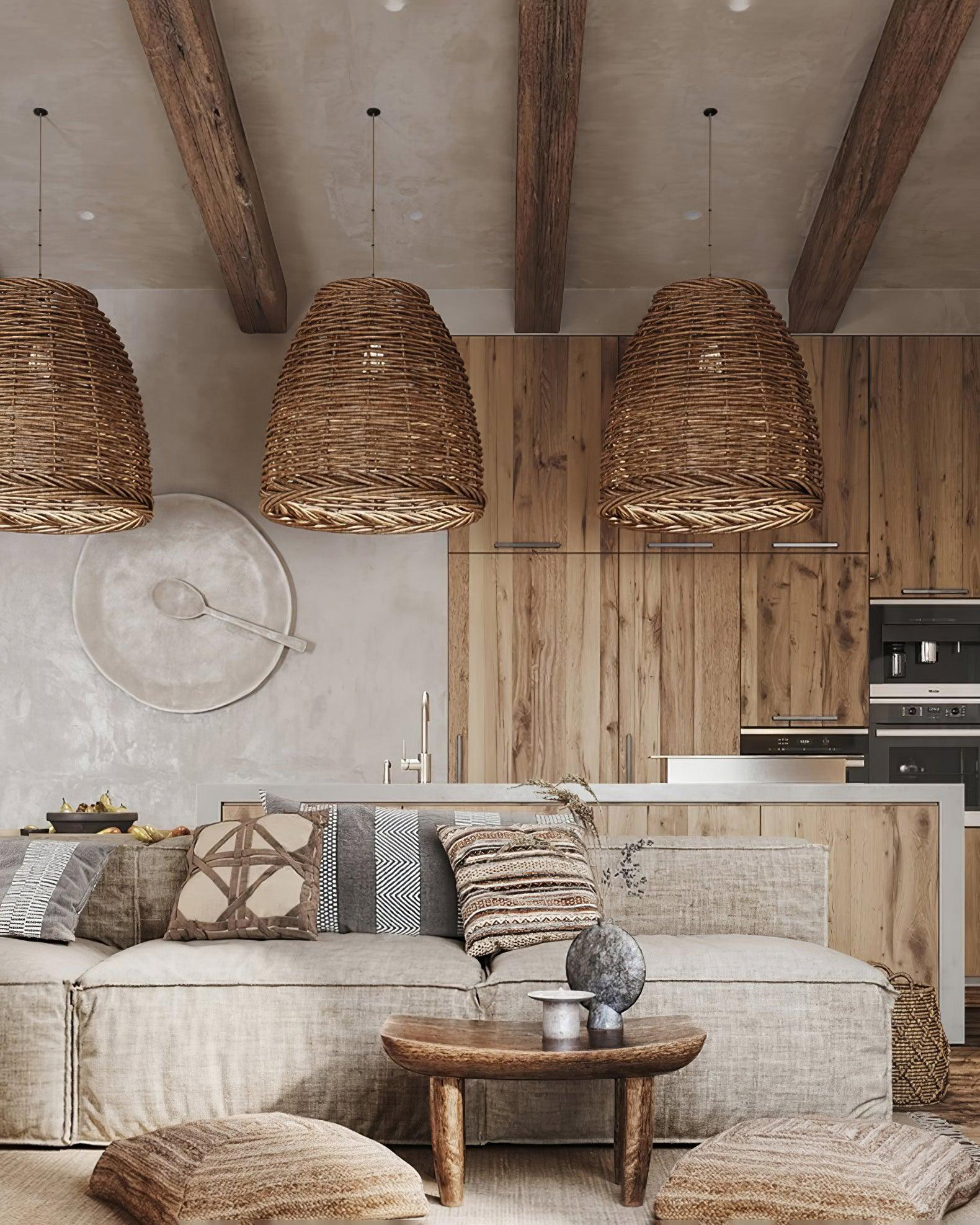 Hues Wicker Pendant Lamp