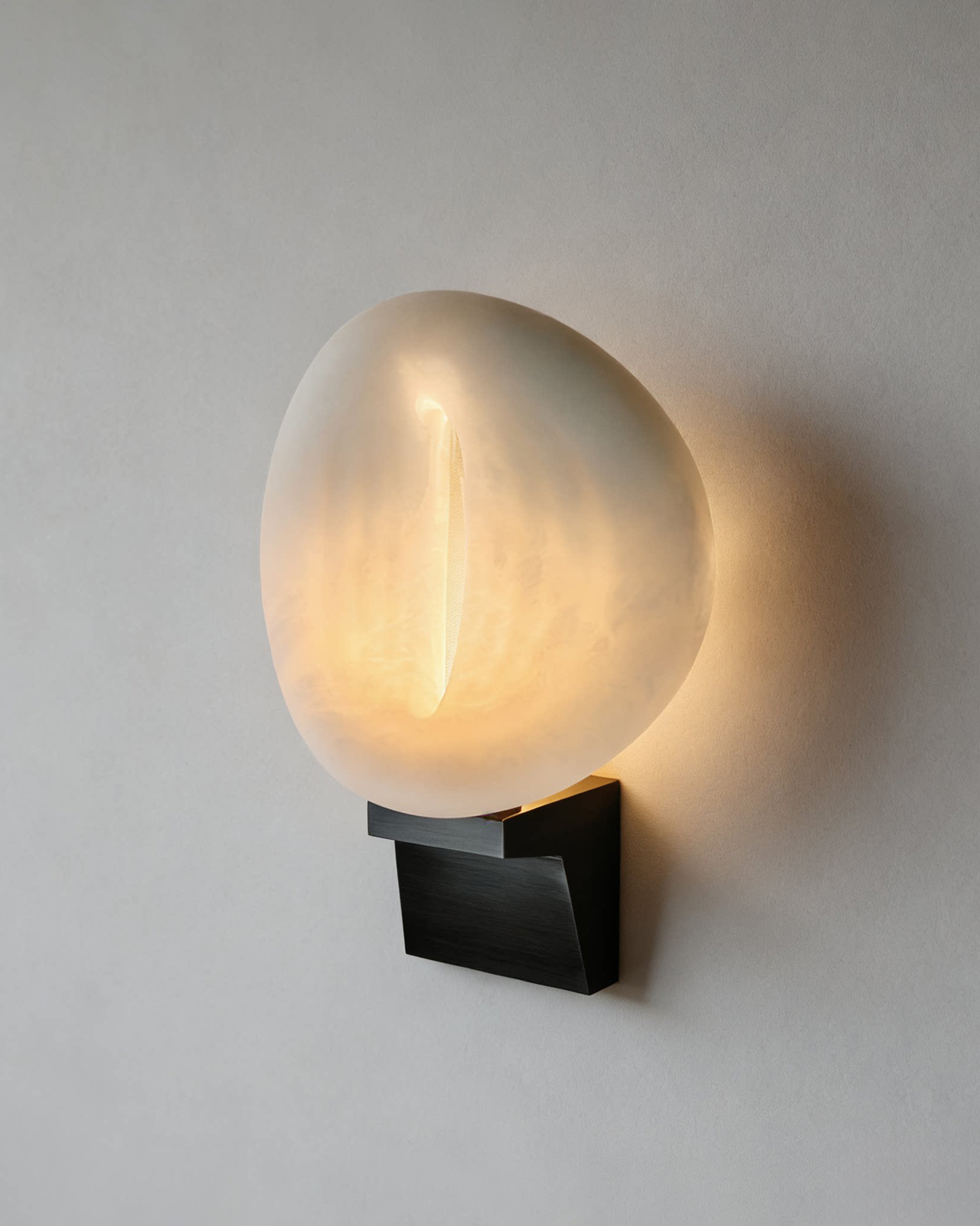 Inner Flame Alabaster Wall Light