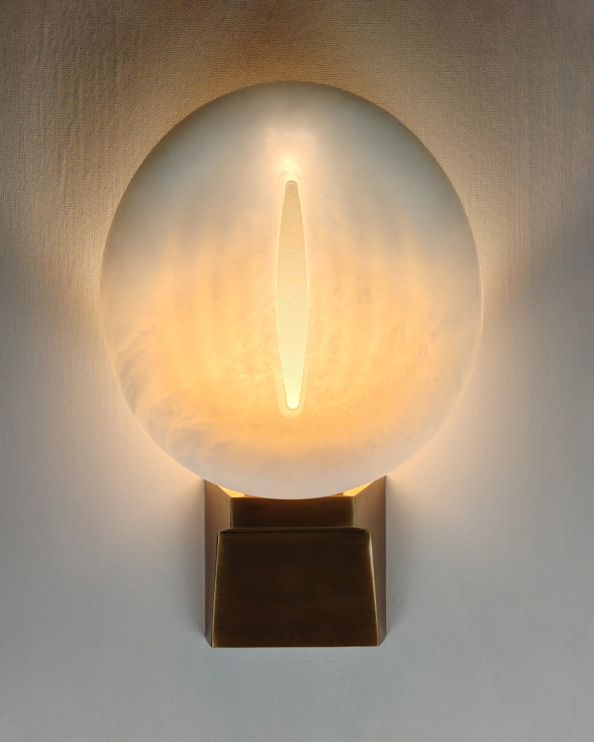 Inner Flame Alabaster Wall Light