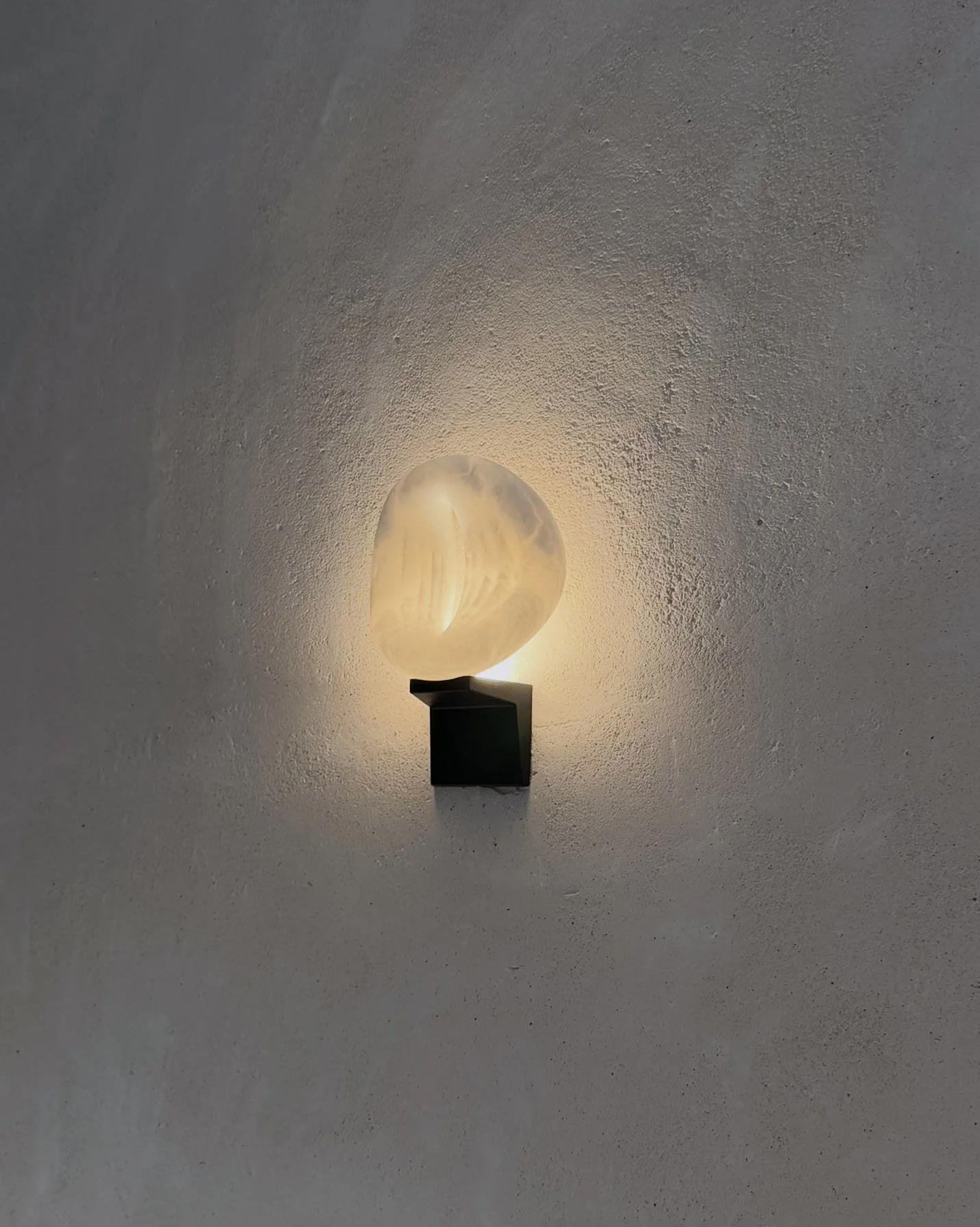 Inner Flame Alabaster Wall Light