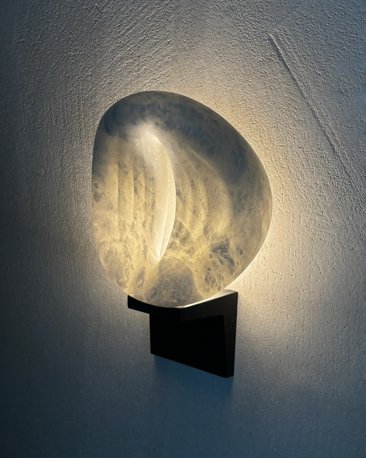 Inner Flame Alabaster Wall Light