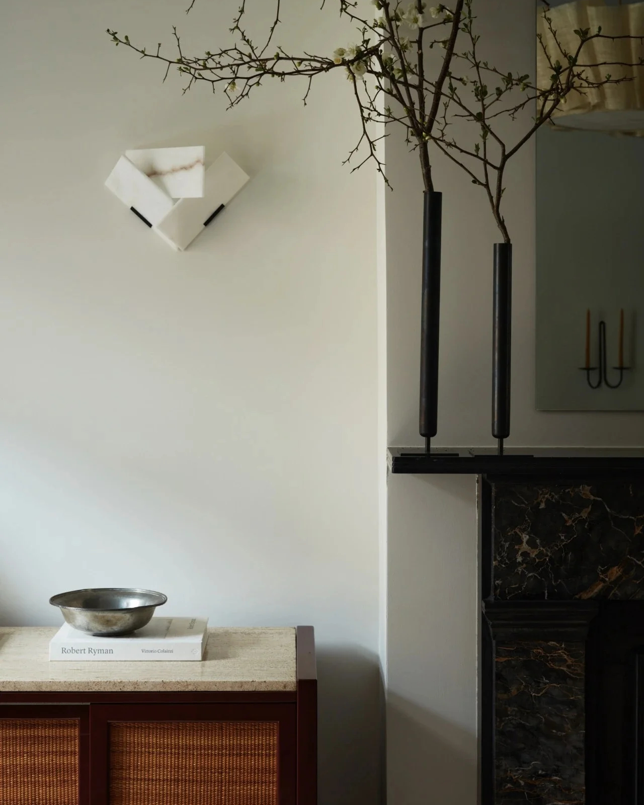Interlace Alabaster Wall Sconce