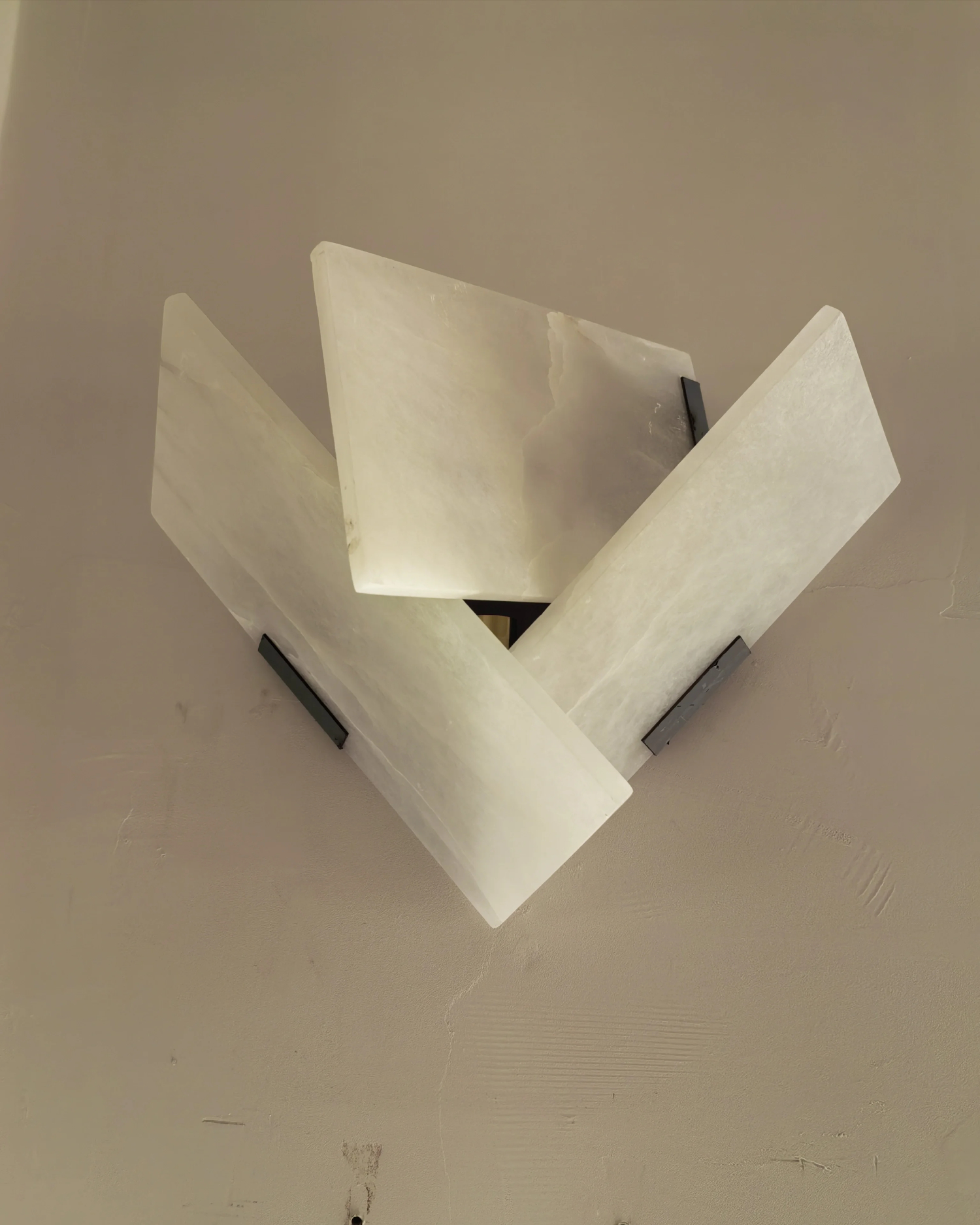 Interlace Alabaster Wall Sconce