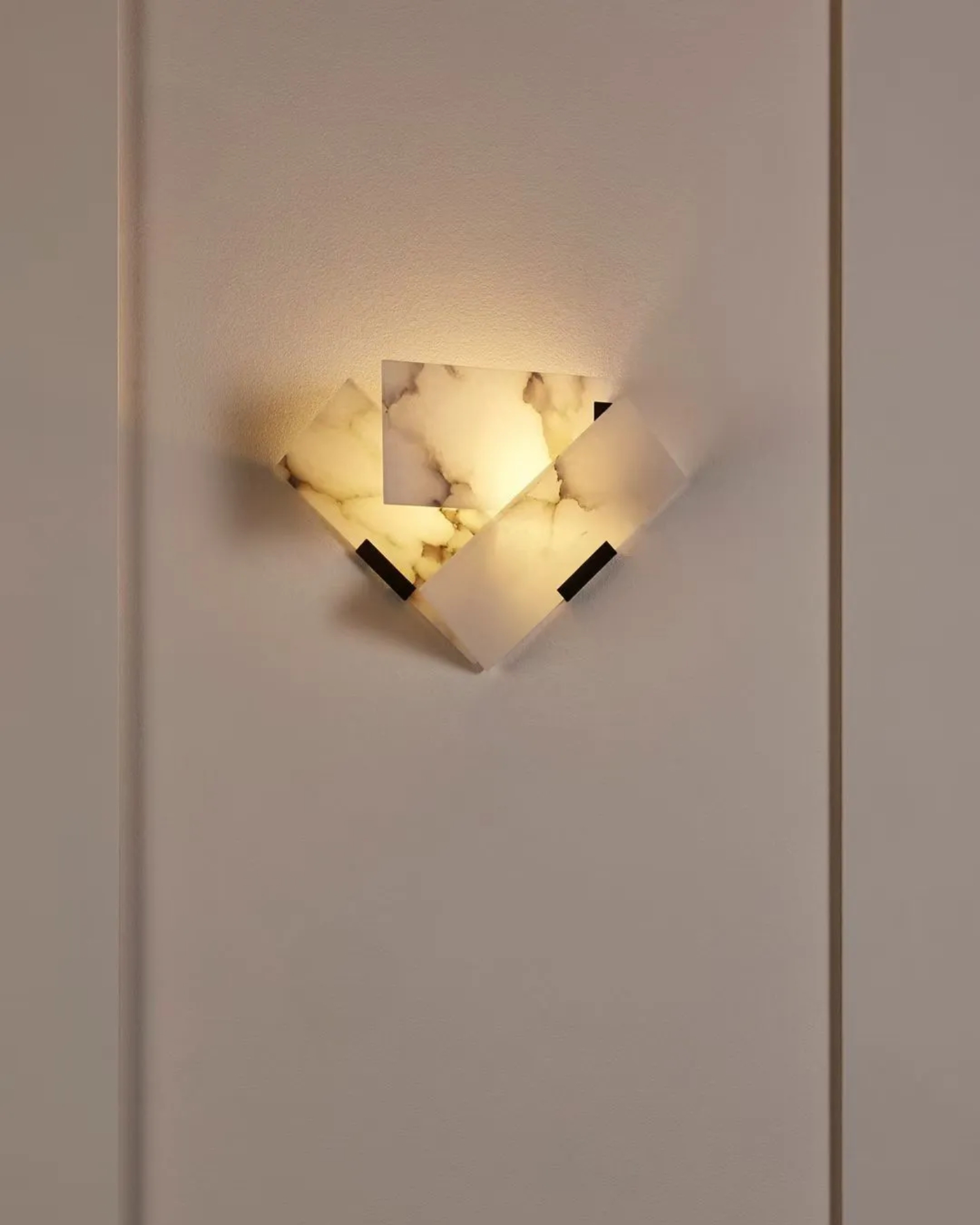 Interlace Alabaster Wall Sconce