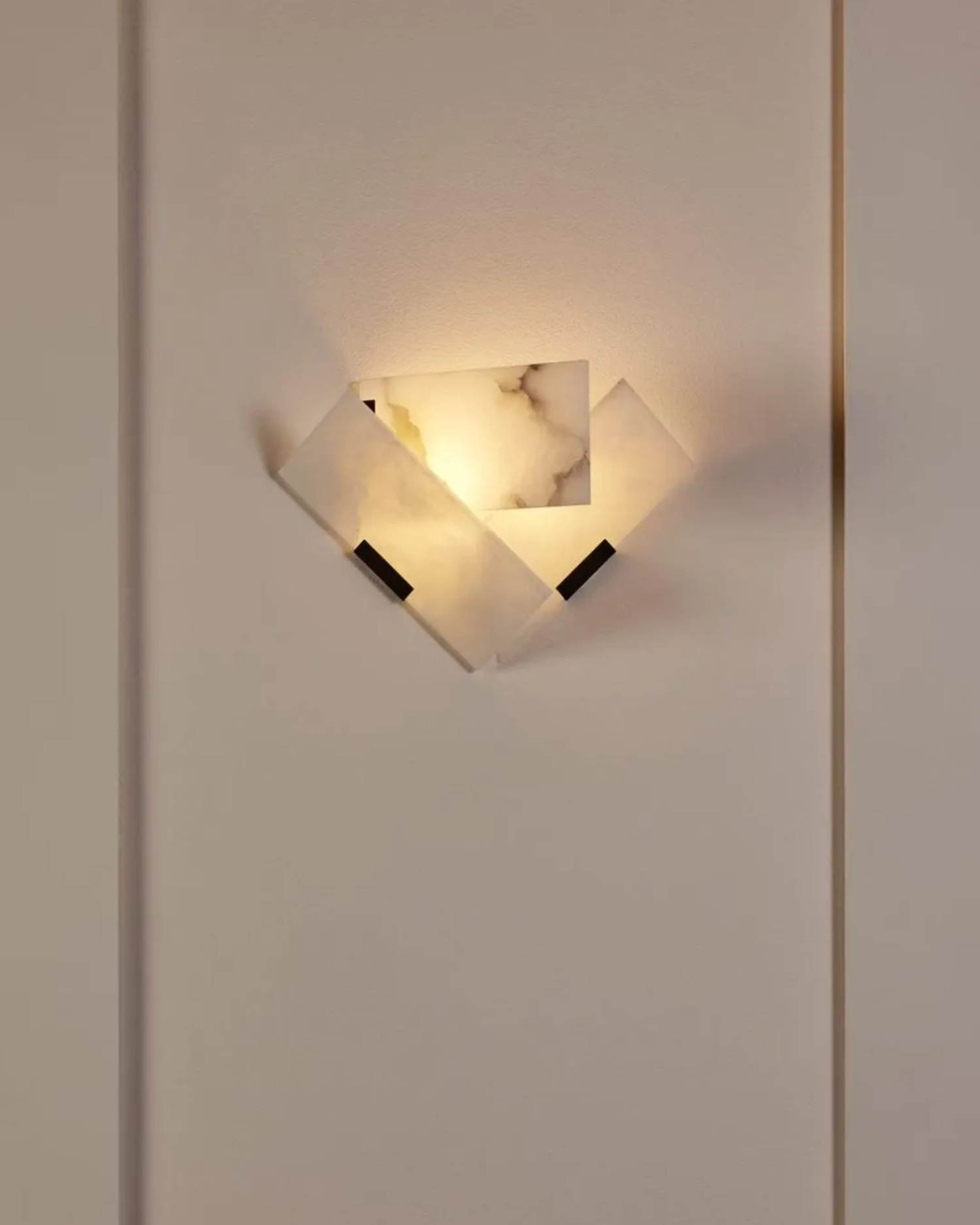 Interlace Alabaster Wall Sconce