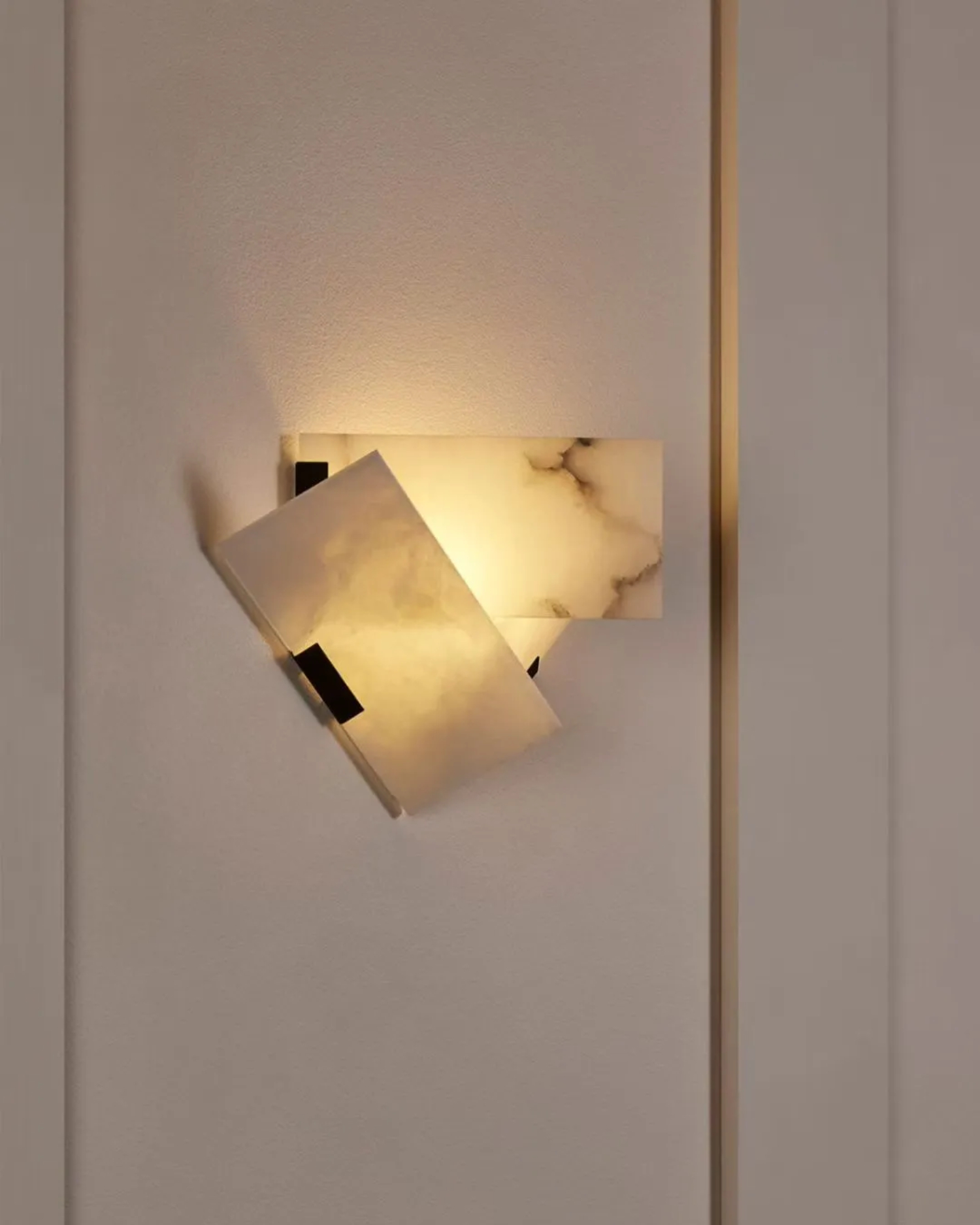 Interlace Alabaster Wall Sconce