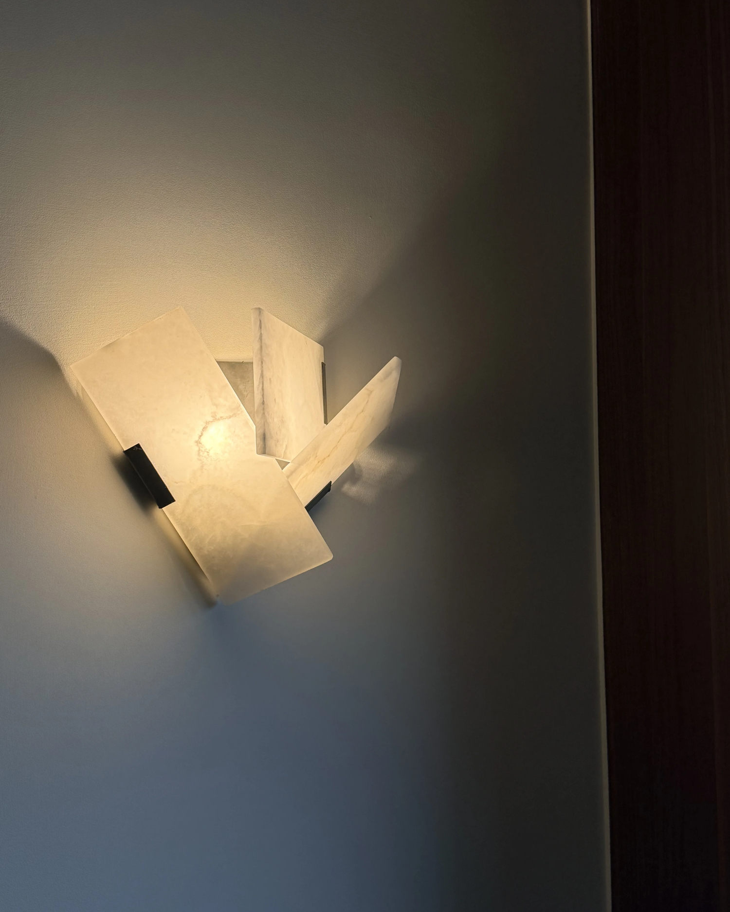 Interlace Alabaster Wall Sconce
