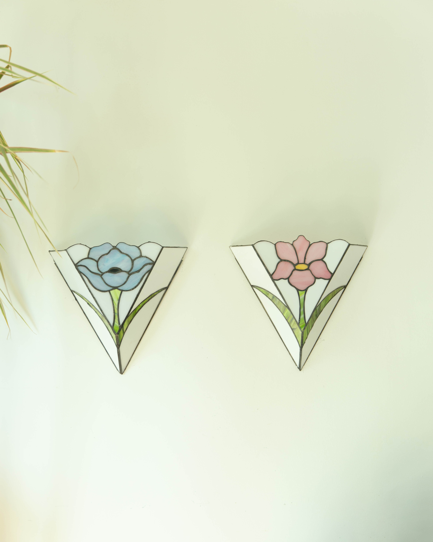 Iris Reverie Stained Glass Wall Sconce