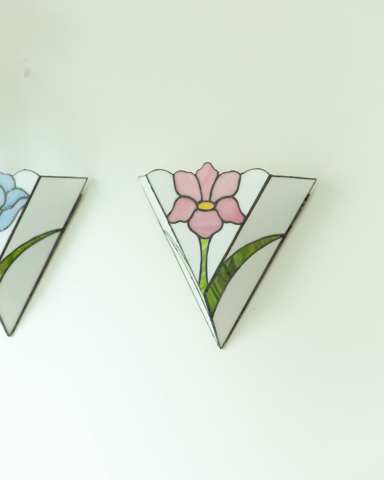 Iris Reverie Stained Glass Wall Sconce