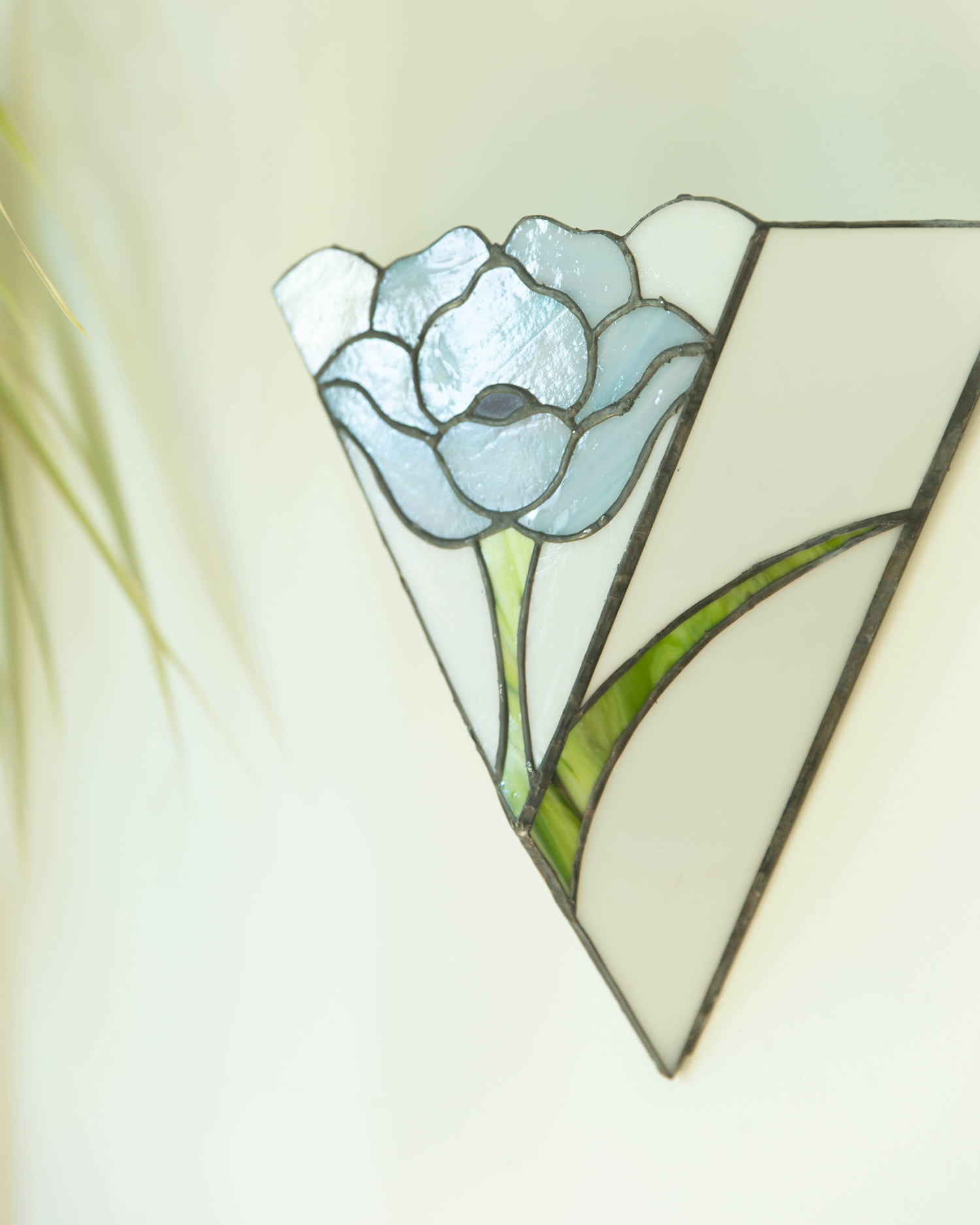 Iris Reverie Stained Glass Wall Sconce