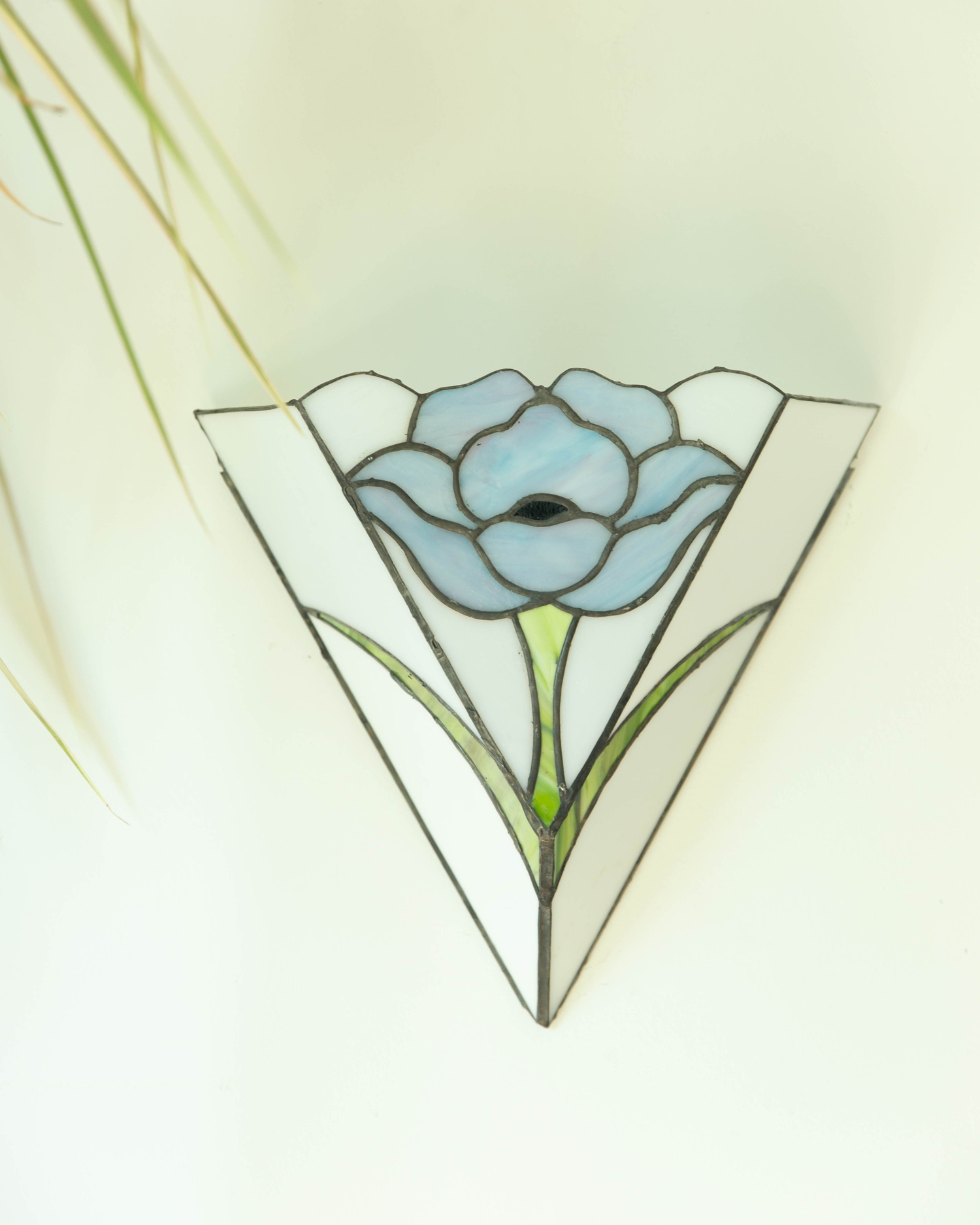 Iris Reverie Stained Glass Wall Sconce