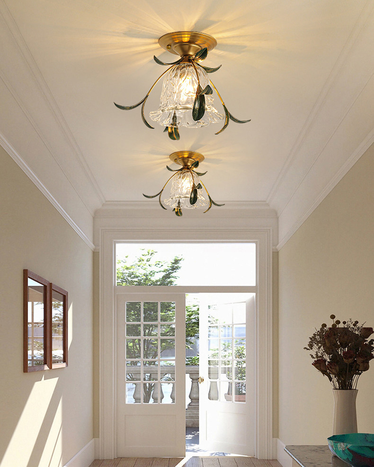 Ivy Bell Flush Mount Ceiling Light
