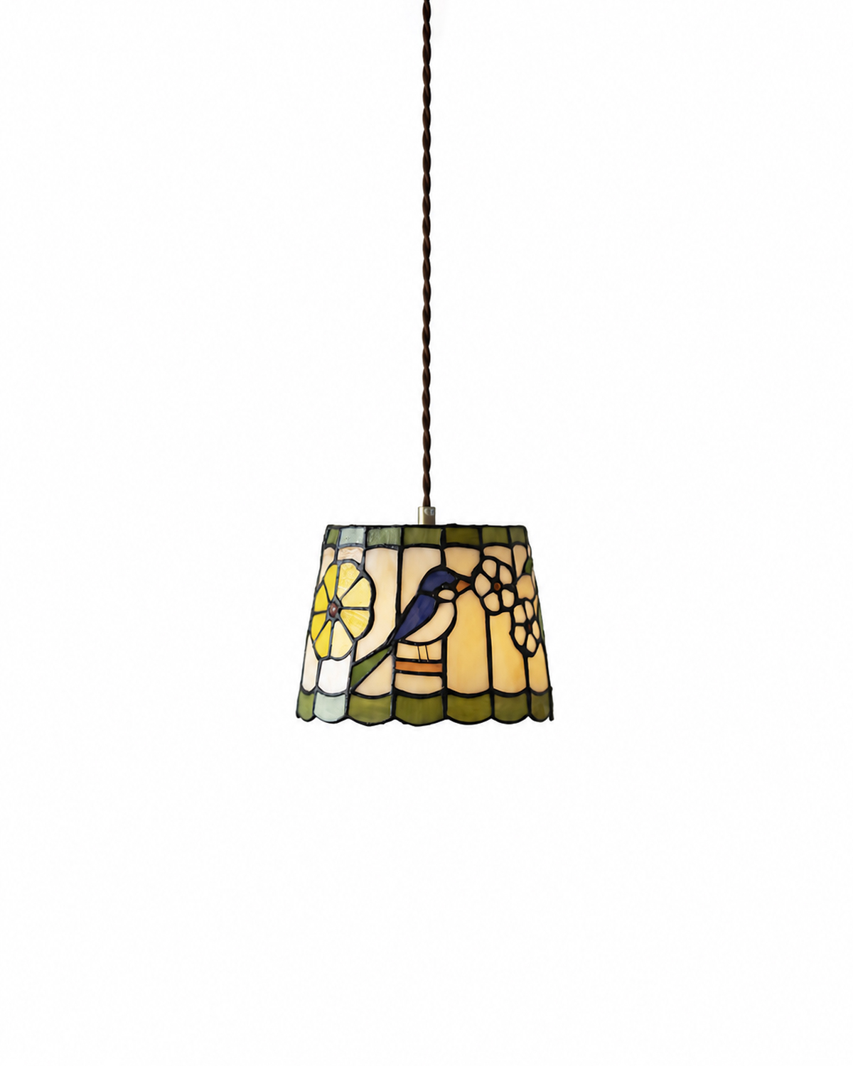 Kachō Stained Glass Pendant Light