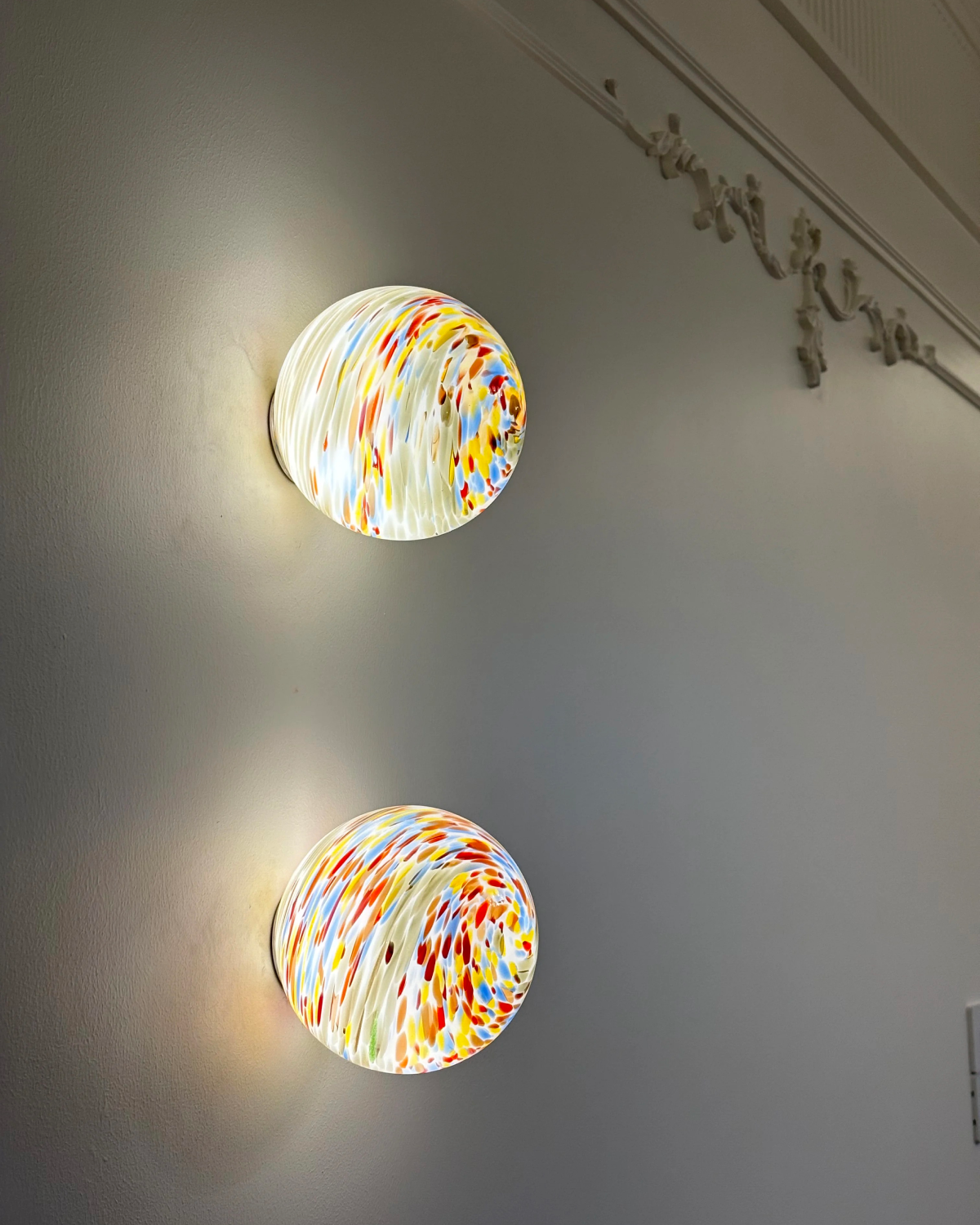 Kaleido Bloom Glass Wall Light